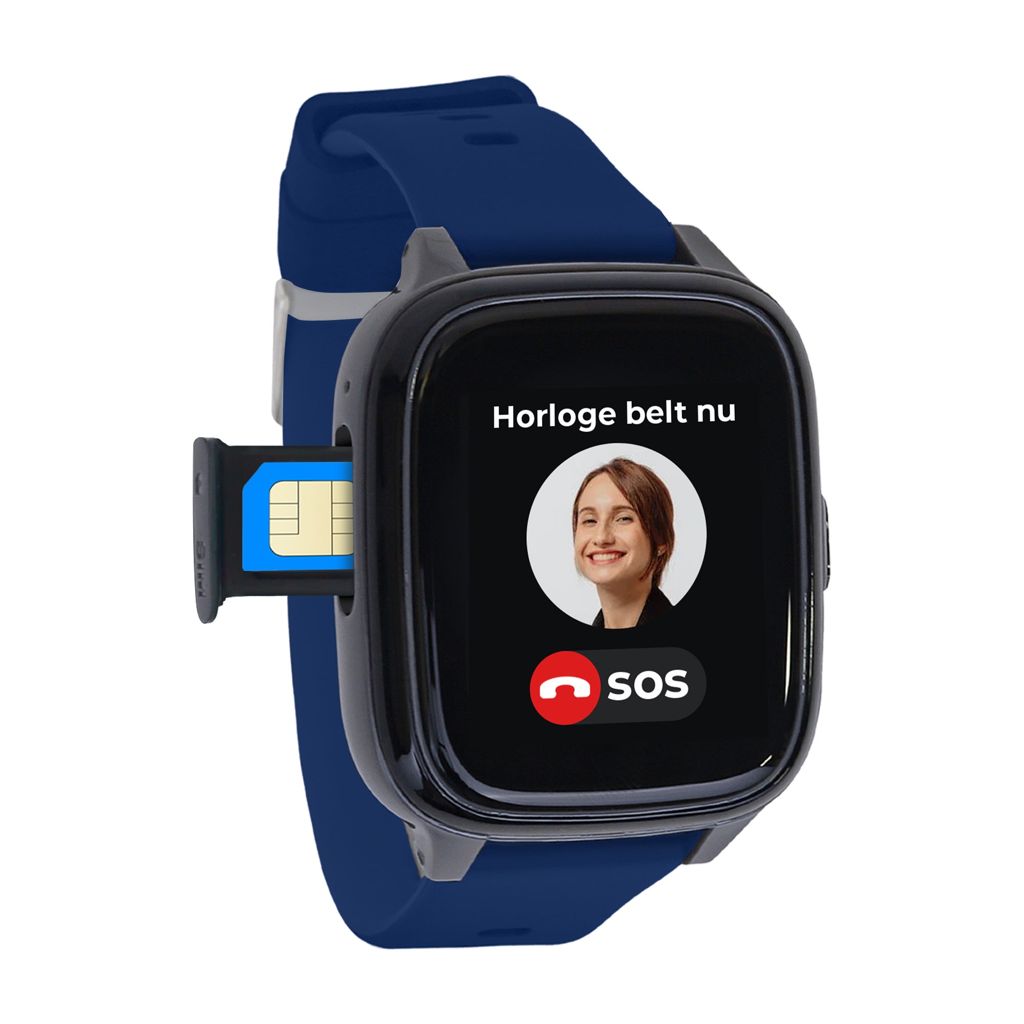 Alarm Horloge Ouderen 4G Deluxe - Blauw - PC24